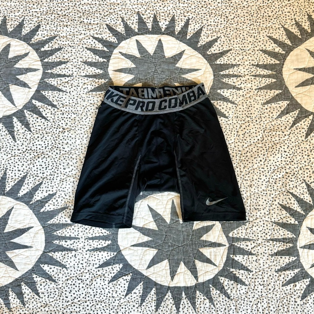 Men’s Black Nike Pro Combat Compression Shorts
